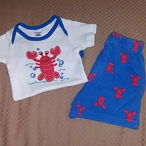 Baby boy crab outfit